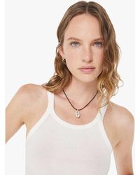 LUUDA - Suede Necklace Cowrie - Lyst