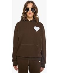SPRWMN - Heart Hoodie Americano - Lyst