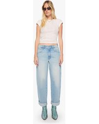 Mother - The Delinquent Ankle Cuff Out Of This World Jeans - Lyst