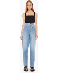 Mother - The Pixie Bandit Starlet Sneak Love On The Beat Jeans - Lyst