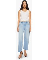 Mother - The Dodger Ankle Fringe Benefits Jeans - Lyst