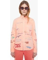 Mother - The Foxy Boxy Dear Diary Shirt - Lyst