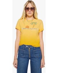 Mother - The Itty Bitty Ringer Desert Sun Palm T-Shirt - Lyst