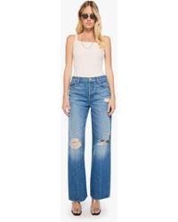 Mother - The Rerun Zip Sneak Fyvm Jeans - Lyst