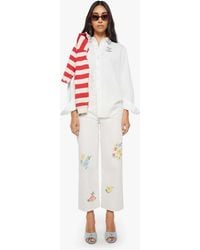 Mother - Merci X The Dodger Ankle Act Natural Jeans - Lyst