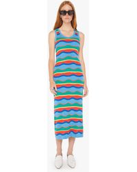 Mother - The Like A Glove Column Dress Multi Stripe - Lyst