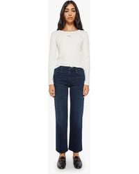 Mother - The Mid Rise Rambler Zip Ankle Chip On My Shoulder Jeans - Lyst