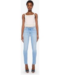 Mother - The Mid Rise Dazzler Hover Derby Doll Jeans - Lyst