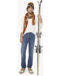 Mother - The Mega Neat First Round On Me Jeans - Lyst