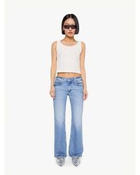 Mother - Petites The Lil Jinx Sneak Sow Surreal Jeans - Lyst