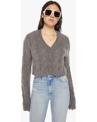 SABLYN - Jolie Cable Knit Cardigan Thunder Sweater - Lyst