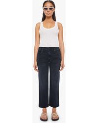 Mother - Petites The Lil Mid Rise Zip Rambler Night - Lyst