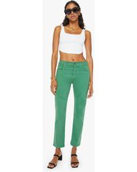 Mother - The Mid Rise Rider Ankle Leprechaun Pants - Lyst