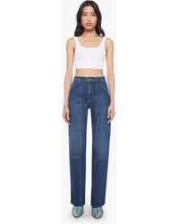 Mother - The Lasso Utility Sneak Shine On Pants - Lyst