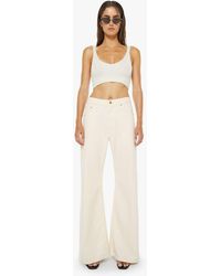 Mother - Snacks! The Lemon Twist Sneak Natural Jeans - Lyst