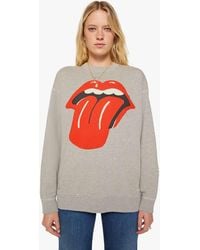 MadeWorn - Rolling Stones Destroyed Sweatshirt Heather T-Shirt - Lyst