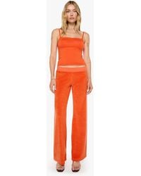 ÉTERNE - Low Rise Lounge Pants Papaya - Lyst
