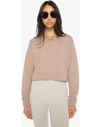SABLYN - Lance Cashmere Crop Pullover Toast Sweater - Lyst