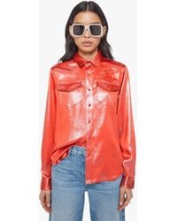 Mother - All My Exes Cherry Tomato Shirt - Lyst