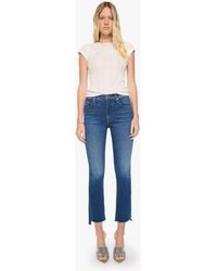 Mother - The Insider Ankle Step Fray Cosmic Cowgirl Jeans - Lyst