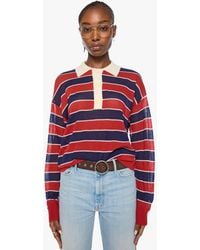 Mother - The Biggie Raquette And Stripe Shirt - Lyst