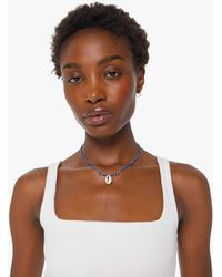 LUUDA - Beaded Necklace Lapis Shell - Lyst