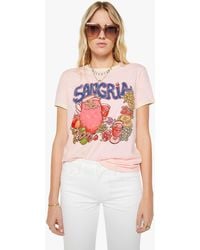 Mother - The Lil Goodie Ringer Sangria T-Shirt - Lyst