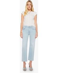 Mother - The Mid Rise Rambler Zip Ankle Pretty Please Jeans - Lyst