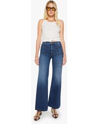 Mother - The Hustler Roller Patch Pocket Sneak Taking Chances Jeans - Lyst