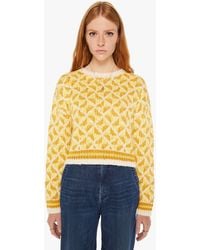 Mother - The Itsy Crop Jumper All The Angles Sweater - Lyst