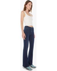 Mother - The Weekender Fray Chip On My Shoulder Jeans - Lyst