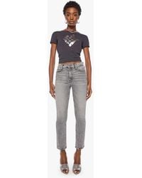 Mother - The Mid Rise Dazzler Ankle Mascara Meltdown Jeans - Lyst