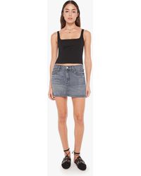 Mother - The Ditcher Mini Off The Beaten Path Skirt - Lyst