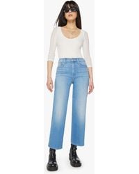 Mother - The Rambler Zip Ankle Going Dutch Jeans - Lyst