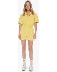 Mother - The Springy Short Romper - Lyst