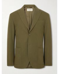 Officine Generale - Michel Lyocell, Linen And Cotton-Blend Jacket - Lyst