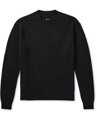 Rick Owens - Boiled Cashmere And Wool-Blend Sweater - Lyst