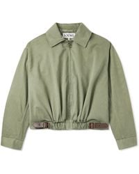 Loewe - Cotton Blouson Jacket - Lyst