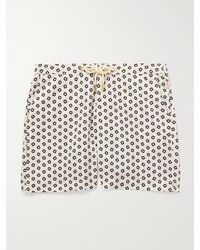 Orlebar Brown - Bulldog Straight-Leg Mid-Length Printed Recycled Swim Shorts - Lyst