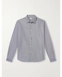 TOTEME - Striped Cotton-Poplin Shirt - Lyst