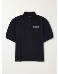 Willy Chavarria - Logo-embroidered Cotton-piqué Polo Shirt - Lyst