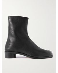 Maison Margiela - Tabi Split-Toe Full-Grain Leather Chelsea Boots - Lyst