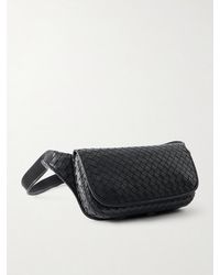 Bottega Veneta - Veneto Intrecciato Leather Messenger Bag - Lyst