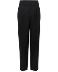 Fear Of God - 8Th Straight-Leg Pleated Wool-Gabardine Trousers - Lyst