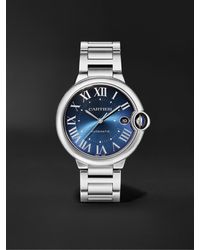 Cartier - Ballon Bleu De Automatic 40mm Stainless Steel Watch - Lyst