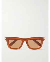 ZEGNA - Square-Frame Acetate Sunglasses - Lyst