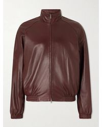 Acne Studios - Lokot Leather Jacket - Lyst