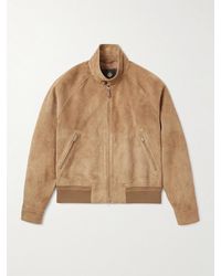 Loro Piana - Novak Suede Bomber Jacket - Lyst