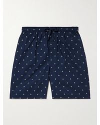 Derek Rose - Nelson Printed Cotton-Batiste Pyjama Shorts - Lyst