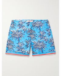 Orlebar Brown - Shorts da mare medi a gamba dritta con stampa floreale Bulldog - Lyst